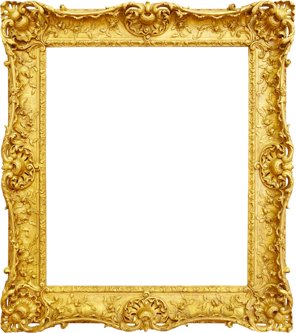 Gold Frame Illustration